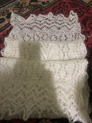 Пуховый шарф советский новый