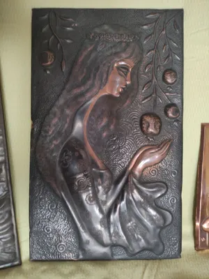 Чеканки медные советские