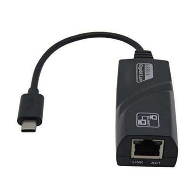 TYPE-C адаптер переходник RJ45 Givabit Ethernet LAN Cable USB 3.1