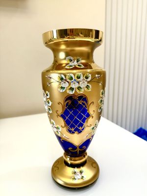 Ваза синий богема