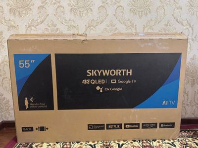 Skyworth televizor yangi 55tali narxi 330$