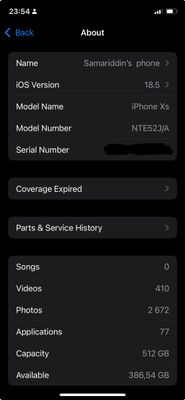 iPhone Xs 512Gb