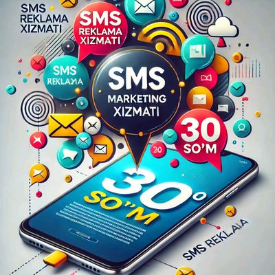 SMS Reklama atiga 30 soʻm