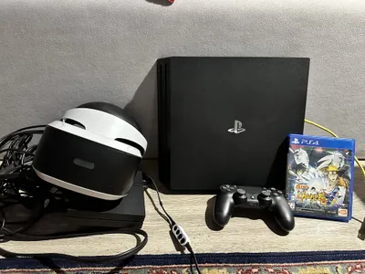 Playstation 4 pro 1tb + vr glasses