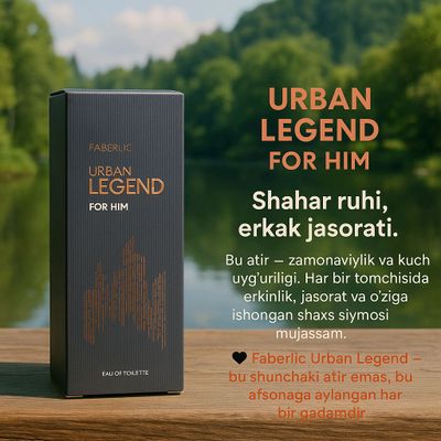 Erkaklar uchun Urban legend For him atiri