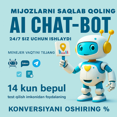 Aqlli Telegram-Bot Biznesingiz Uchun