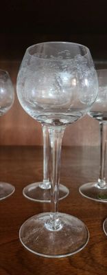 Бокалы Bohemia Glass (12 шт., Чехословакия, новые с наклейками)