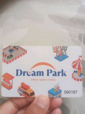 Dream Park uchun karta narxi 15 ming soʻm