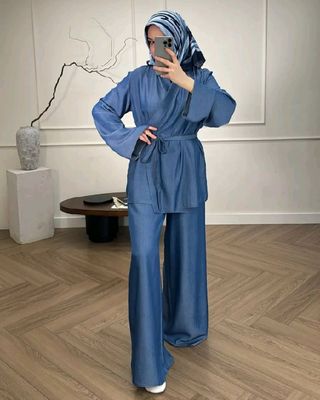 Yoz uchun dvoyka yupqa jensi matosidan