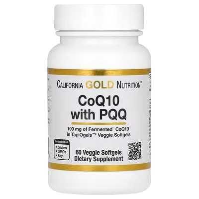 коэнзим Q10 с PQQ, убихинон класса USP, COQ10 with PQQ