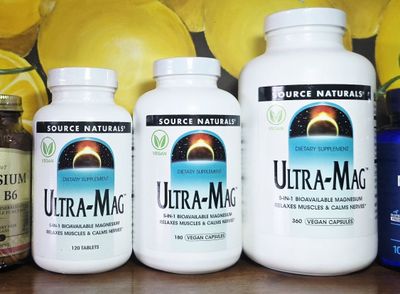 ДОСТАВКИ НЕТ Ultra Mag 120, 180, 360шт Source Naturals