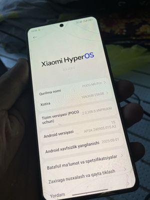 poco m6 pro xolati tinniq