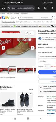 Kickers Мужская обувь