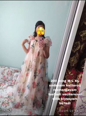 2 marta to’yda kiyilgan sifati 👍Material organza