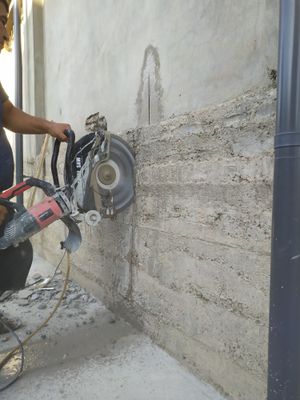 Perferator xizmatlari, Beton buzish, kesish, Almazda teshik teshamiz,