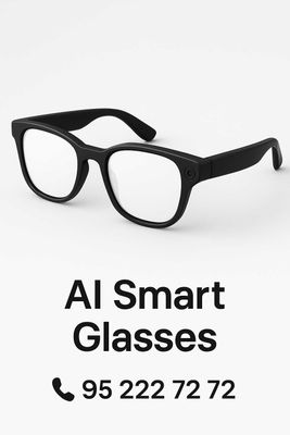 AI Smart Glasses — Kamera, Diktofon Ovozli Boshqaruvli Aqlli Ko‘zoynak