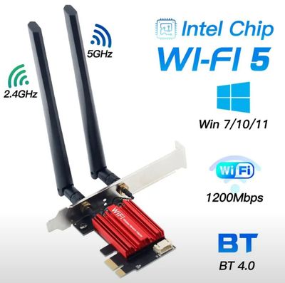 Wi-Fi + Bluetooth pci-e карта