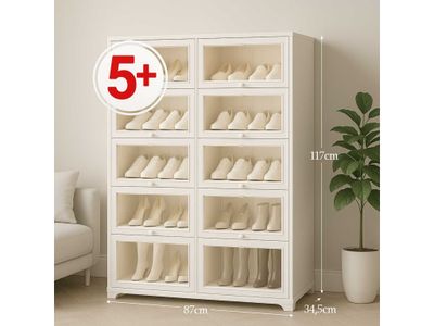 Шкаф для обуви 6+6 этажей 87×34,5×117см