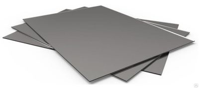 ПВХ-металл PLASTFOIL FERROPLAST 1000x2000 метал-0,6 мм,пвх0,8 RAL 7030