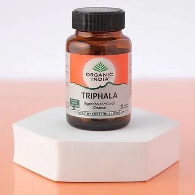 Трифала, Organic India, Triphala, 60 капсул, Индия