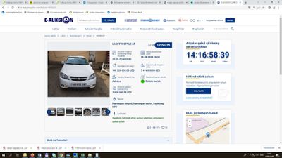 Lacetti, аукцион оркали сотилади