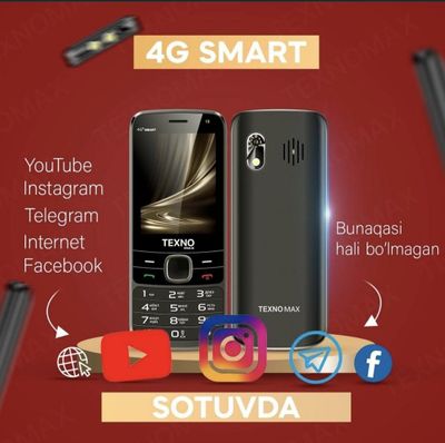 Yengi 2025 knopkali Texno 4G SMART