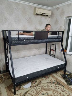 2 Этаж Строгая Кровать/Прочный/до 350кг/3 йил кафолат!/Первый рук