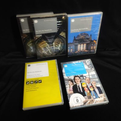 5 DVD. Deutscher Bundestag. Информационно-развлекательные фильмы