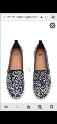 Слипоны H&M размер 38(24 см)