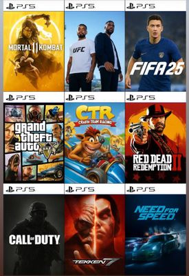 Sony PlayStation 5 (9 игр в комплекте) всё для яркого старта