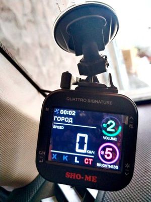 Радар-детектор SHO-ME QUATTRO SIGNATURE сотилади.