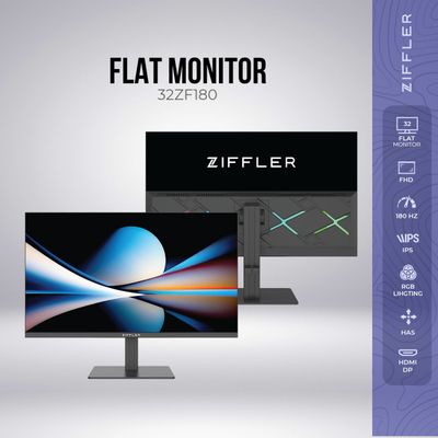 ZIFFLER 32ZF180 180hz RGB has ips
