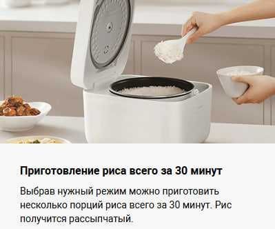 Рисоварка Xiaomi Multifunctional Rice Cooker 4L Global Version!