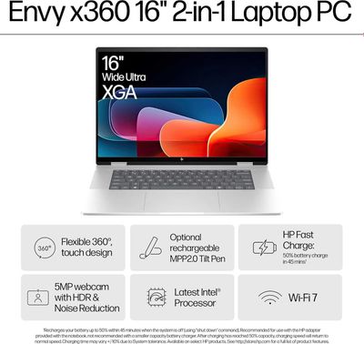 HP Envy x360 16-ac0023dx Ultra 7 155U/16GB/1TB SSD/16'' x360 touch