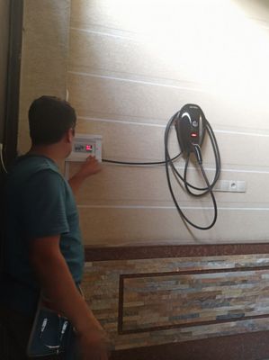 Установка зарядное устройство для Электромобилей. 7квт зарядка установ