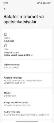 Redmi 14C 8+8ga 256 Gb