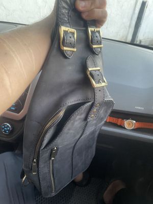 Рюкзак sling, натуральная кожа.