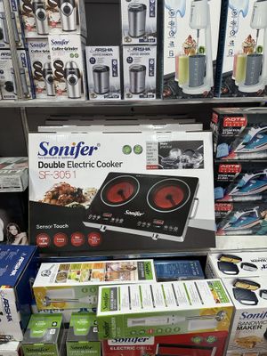 Электрическая плитка двух конфорочная sonifer sf-3051