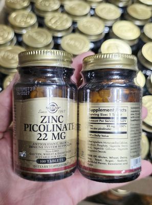 ДОСТАВКИ НЕТ Solgar цинк пиколинат 22мг, 100шт 130 000сум Made in USA