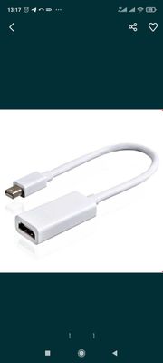 Переходник, mini display port hdmi