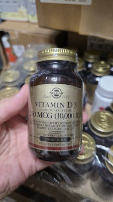 ДОСТАВКИ НЕТ Solgar витамин D3 10000, 120шт 190000сум Made in USA