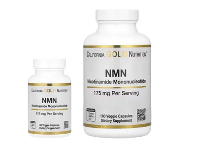 California Gold NMN никотинамид мононуклеотид 60 и 180 капсул