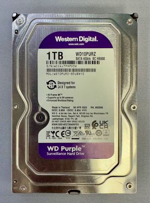 WD Purple 1TB б/у