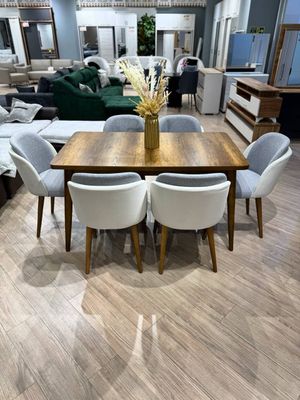 Комплект стол и 6 стульев