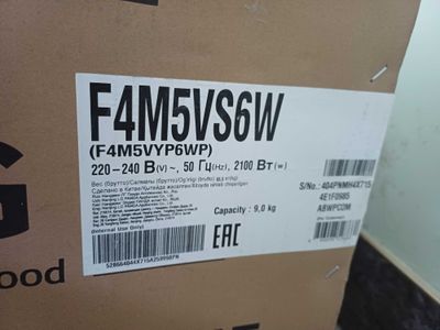 Срочно LG F4M5VS6W 9 кг кирмошина сотилади