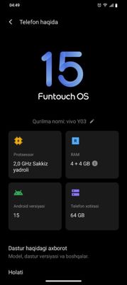Vivo Y03 ideal telcha