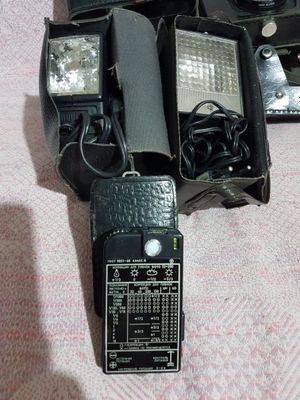 Советские фотовспышки и батарейки