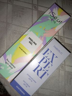 Yuzdagi dogʻlarga qarshi piling va spf krem