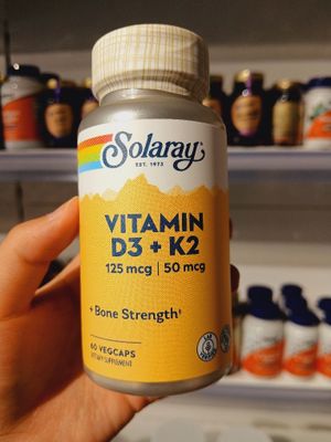 D3K2 5000mg solaray, Д3К2 5000мг соларай
