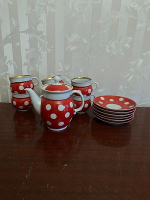 Чайный набор ЛФЗ, СССР, 1970, винтаж